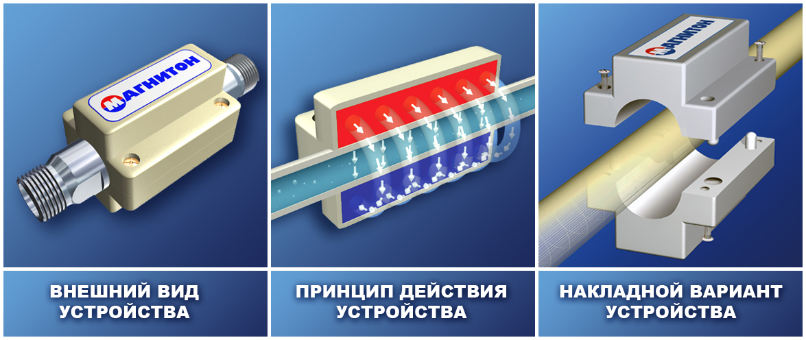 Магнитный фильтр для смягчения воды борется с накипью в водоснабжении