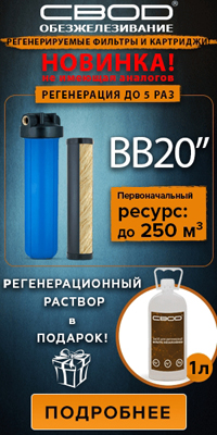 Фильтры для очистки воды, водоподготовка